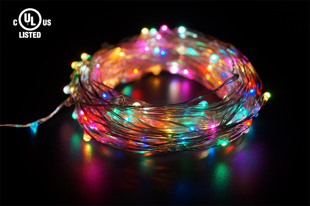 Copper wire light-100led-RGB